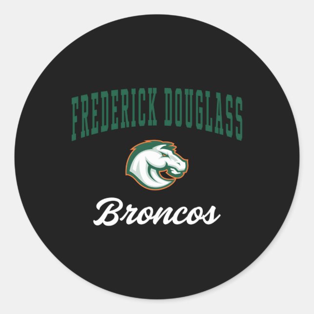 Adesivo Frederick Douglass Segundo grau Broncos (Frente)
