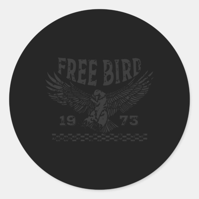 Adesivo Free Bird Fiery For Music (Frente)