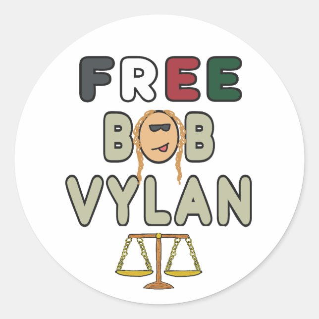 Adesivo Free Bob Vylan (Frente)