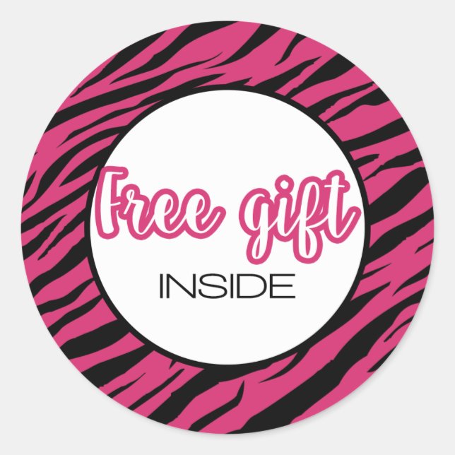 Adesivo Free gift inside- Marketing-Small business-Consult (Frente)