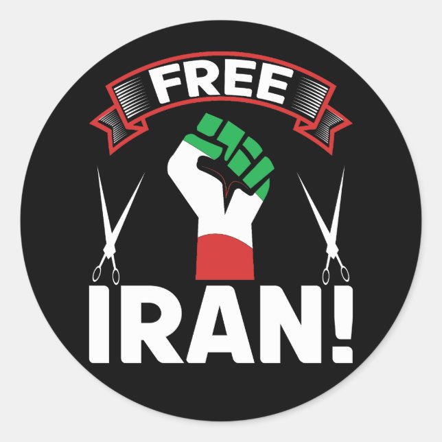 Adesivo Free Iran (Frente)