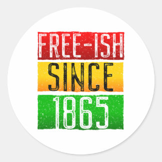 Adesivo Free-ish desde 1865 Juneteth Black History Month