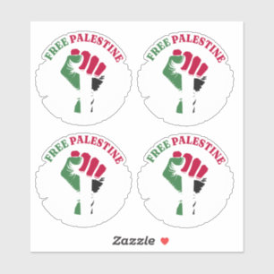 Adesivo Free Palestine End Apartheid III