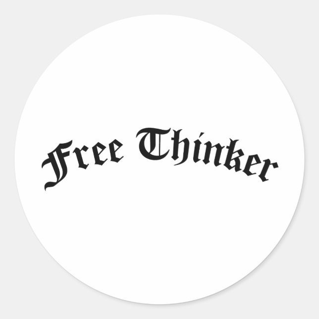 Adesivo Free Thinker (Frente)