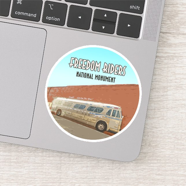Adesivo Freedom Riders National Monuuument Alabama (Detalhe)