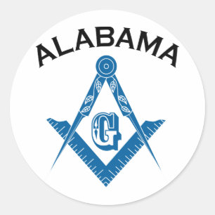 Adesivo Freemason de Alabama