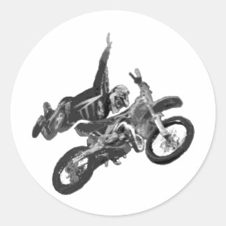Adesivo Freestyling com moto de terra