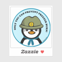 Adesivo Freezie a Peng diz que o vinil com corte personali