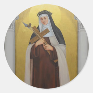 Adesivo Freira de St Mary Magdalene de Pazzi Carmelita