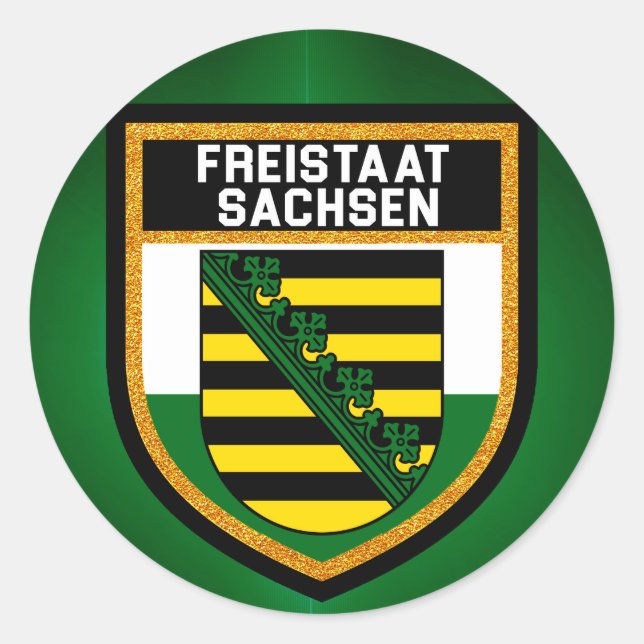 Adesivo Freistaat Sachsen Flag (Frente)