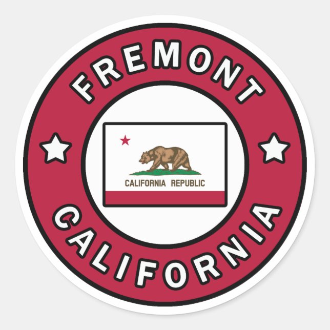 Adesivo Fremont California (Frente)