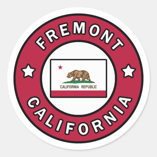 Adesivo Fremont California (Frente)