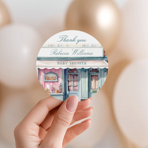 Adesivo French Boutique Bonjour Bebe Chá de Bebê