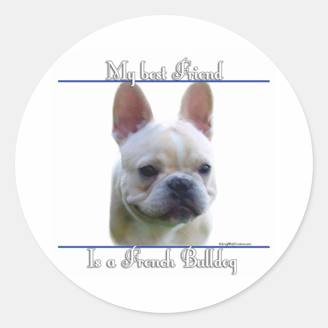 Adesivo Frenchie Best Friend 2 - Sticker (Frente)