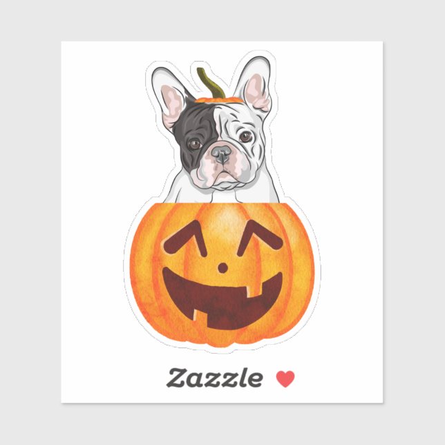 Adesivo Frenchie Halloween Sticker (Folha)