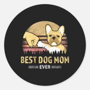Adesivo Frenchie Mãe Ever Vintage Bulldog Francês Puppy Lo