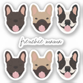 Adesivo Frenchie Mama French Buldog