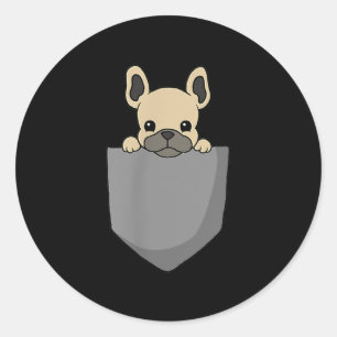 Adesivo Frenchie Pocket Funny French Bulldog Gift