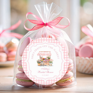 Adesivo Fresco Do Chá de panela De Mercado Dos Agricultore