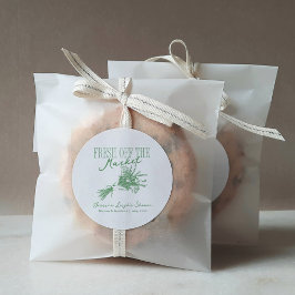 Adesivo Fresco do Chá de panela ecológico do mercado