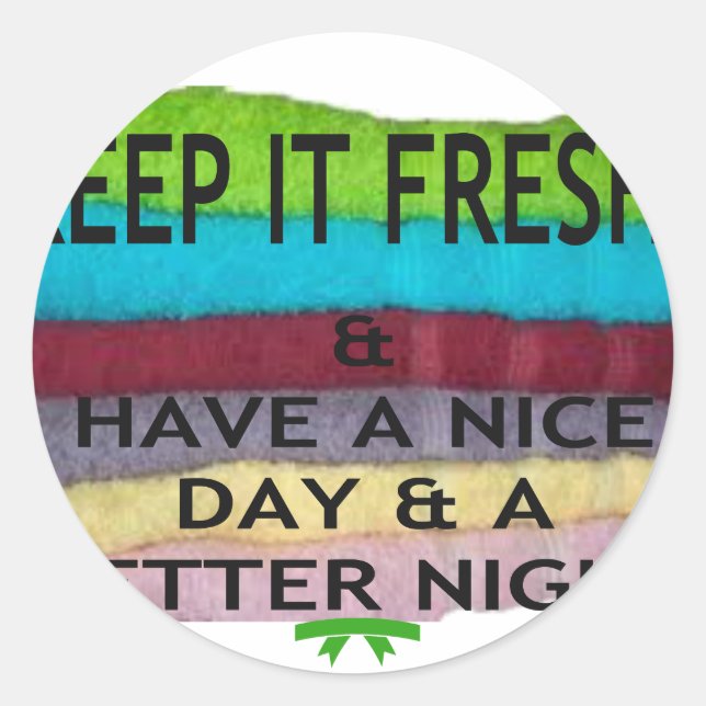 Adesivo Fresco e limpo: burst de cor para um novo começo (Frente)