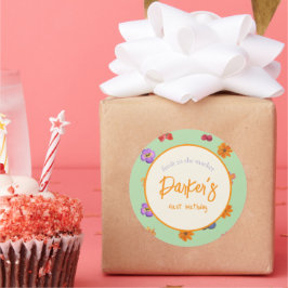 Adesivo Fresco para o primeiro tema de aniversário do merc