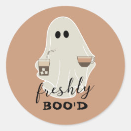 Adesivo Freshly Boo | Castanho-Fantasma-Goma-Cute do Hallo