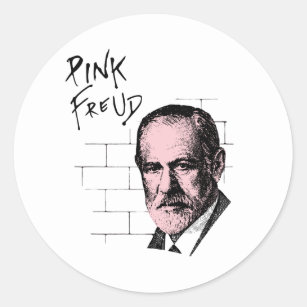 Adesivo Freud cor-de-rosa Sigmund Freud