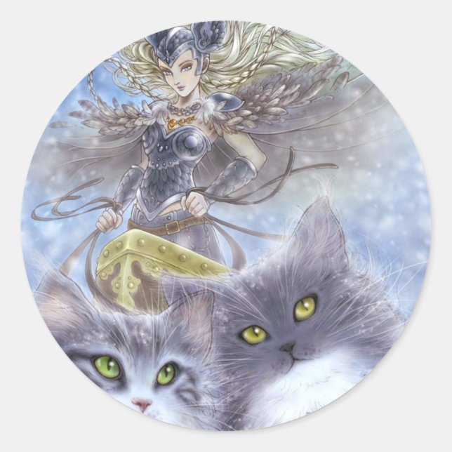 Adesivo Freyja Round Sticker (Frente)