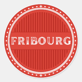 Adesivo Fribourg City Pride Emblem – Swiss Identity