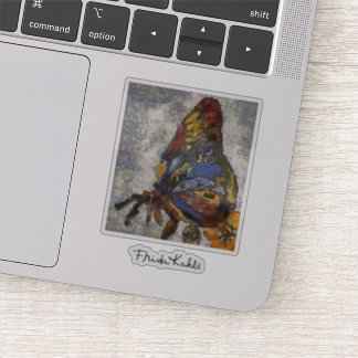 Adesivo Frida Kahlo Butterfly Monet Inspirada
