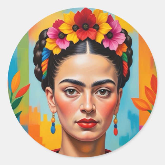 Adesivo Frida Kahlo Impressão (Frente)