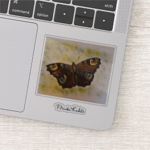 Adesivo Frida Kahlo Painado Borboleta