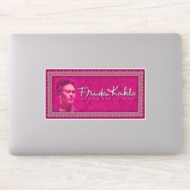 Adesivo Frida Kahlo Pasion Por La Vida (Computador)