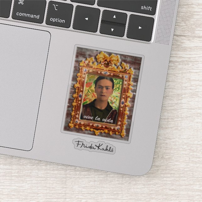 Adesivo Frida Kahlo Reflejando (Detalhe)