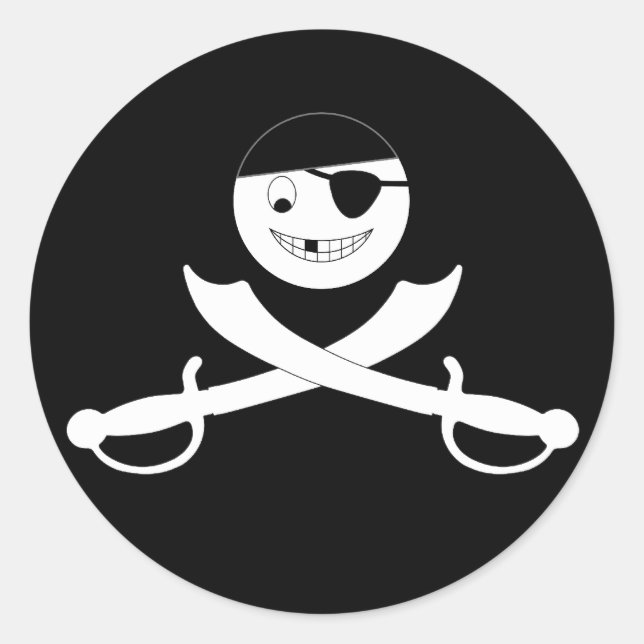 Adesivo Friendly Jolly Roger Stickers (Frente)