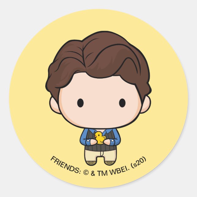 Adesivo FRIENDS™ | Chandler Chibi (Frente)