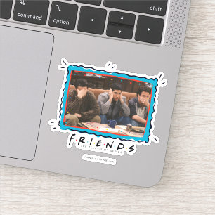 Adesivo FRIENDS™ Joey, Ross e Chandler no Sofá