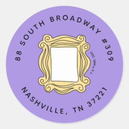 Adesivo FRIENDS™ | Moldura de Olho Mágico de Aniversário E