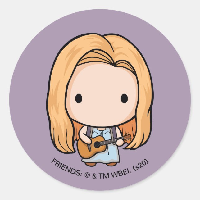 Adesivo FRIENDS™ | Phoebe Chibi (Frente)