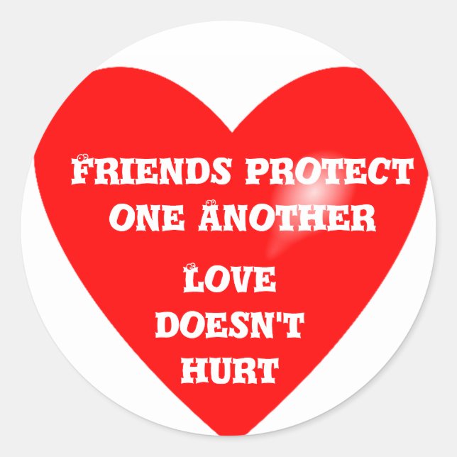 Adesivo Friends Protection_ Sticker (Frente)