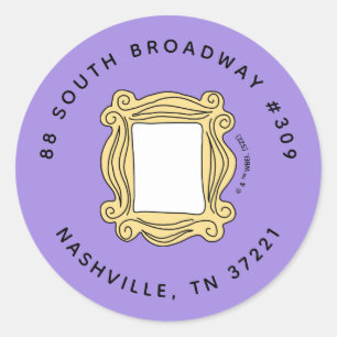 Adesivo FRIENDS™   Quadro de Aniversário com Olho Mágico E