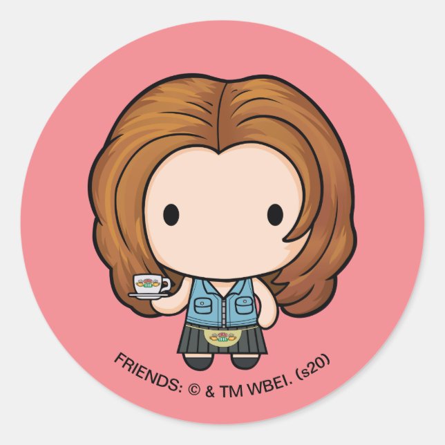 Adesivo FRIENDS™ | Rachel Chibi (Frente)