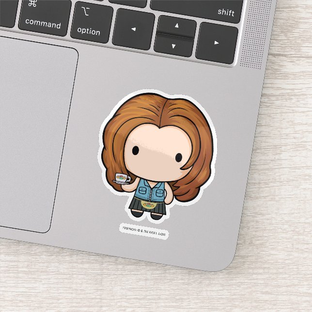 Adesivo FRIENDS™ | Rachel Chibi (Detalhe)