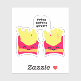 Adesivo Fries Antes das Caras!