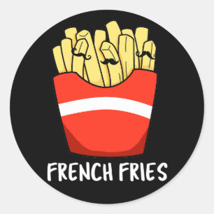Adesivo Fries franceses Engraçados Comida Rápida Torre Esc