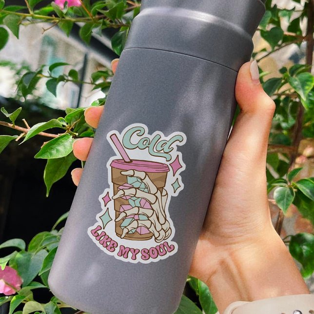 Adesivo Frio Engraçado Como Minha Alma Café Cotação Vinil  (Criador carregado)