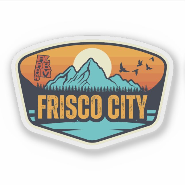 Adesivo Frisco City, Alabama (Frente)