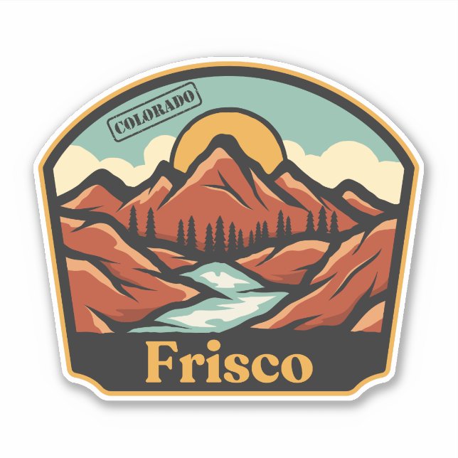Adesivo Frisco, Colorado (Frente)