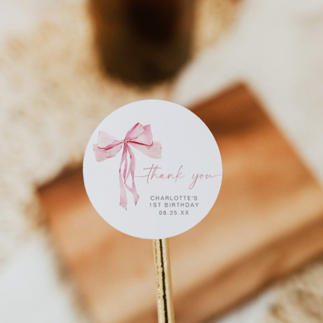 Adesivo Friso de rosca com Arco rosa no primeiro ponteiro  (Criador carregado)